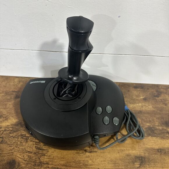 VTG Microsoft Side Winder Force Feedback Pro + Logitech Wingman Joystick Control - Picture 12 of 13